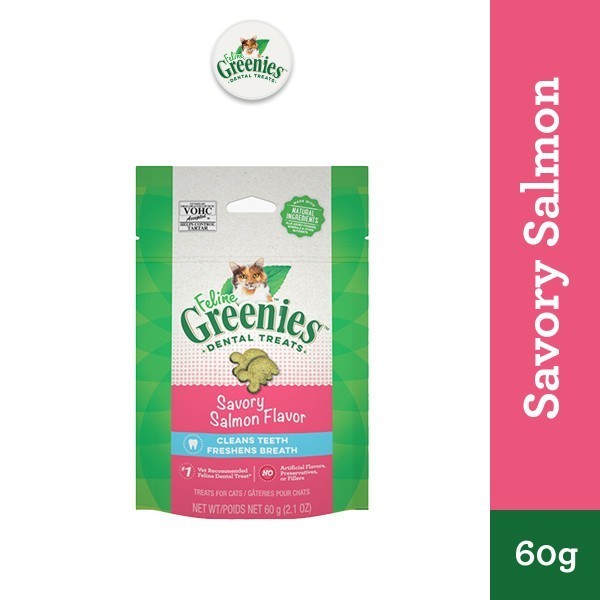 GREENIES Feline Dental Cat Treats for Adult Cats – All Flavor 60g