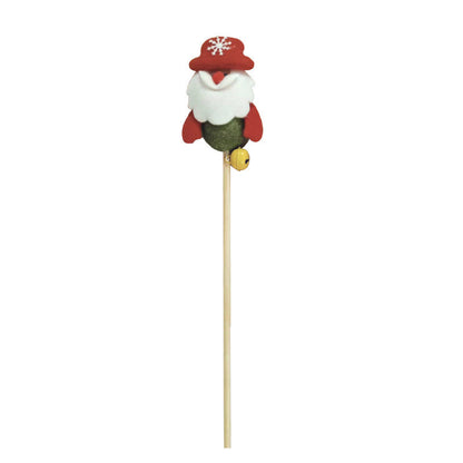 FUREVER365 Interactive Cat Teaser Wand Catnip Silvervine Molar Stick Feather Toy with Bell Kitten