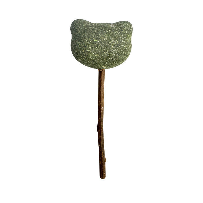 FUREVER365 Natural Catnip Lollipop Cat Toy Silvervine Stick Gall Fruit Molar Chew Toy Teeth Cleaning