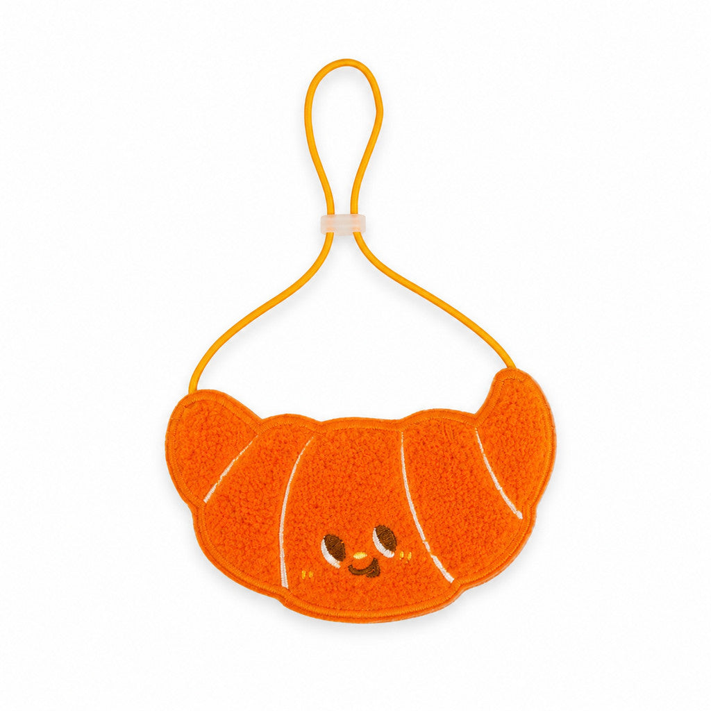 FUREVER365 Cute Croissant Bread Pet Bib Original Design Cat Dog Saliva Towel Decorative Scarf Kucing