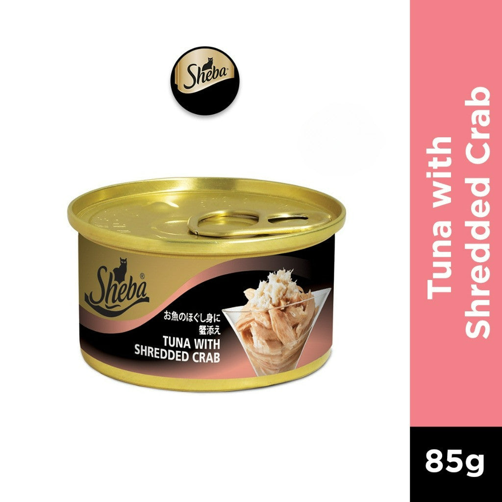 Sheba Wet Cat Food Canned For Adult Cat - All Flavors 85g per can