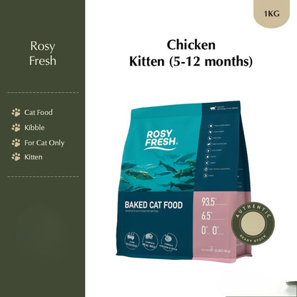 Rosy Fresh Complete Oven Bake Food Cat Food -1kg/2kg/6kg