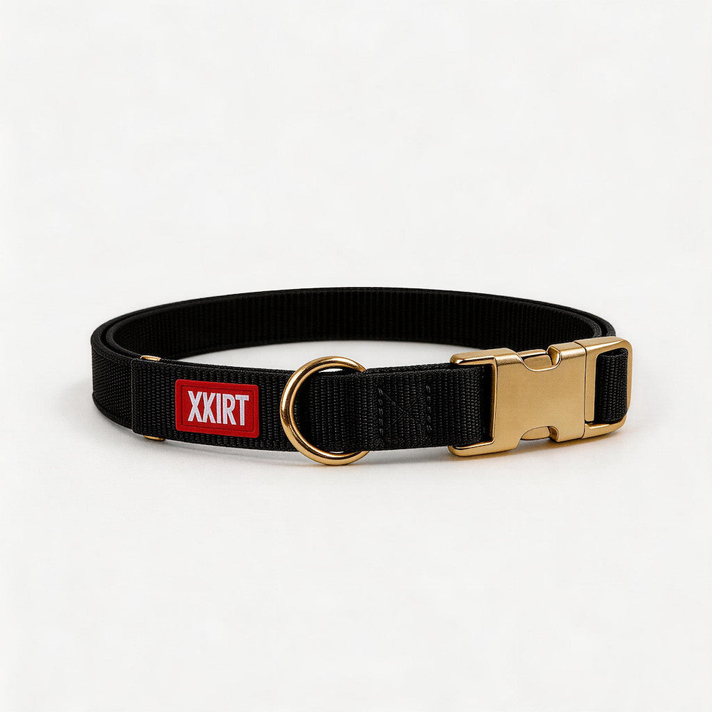 FUREVER365 Macaron Pet Dog Collar Adjustable Puppy Collar with Gold Buckle for Small Medium Large Dog