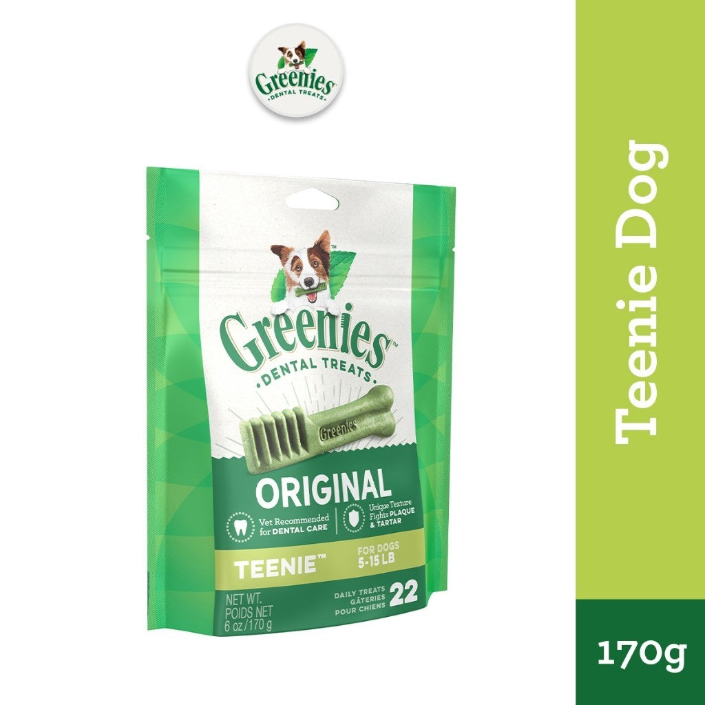 GREENIES Dental Dog Treats for Adult Dogs - Original Flavor 170g