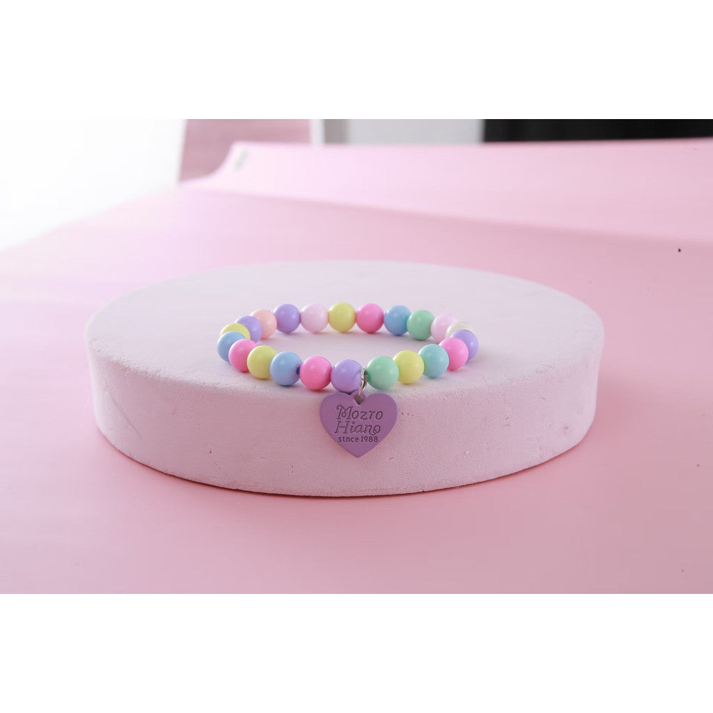 FUREVER365 Pet Pearl Necklace for Cat Dog Cute Heart Pendant Adjustable Elastic Collar Jewelry Kucing