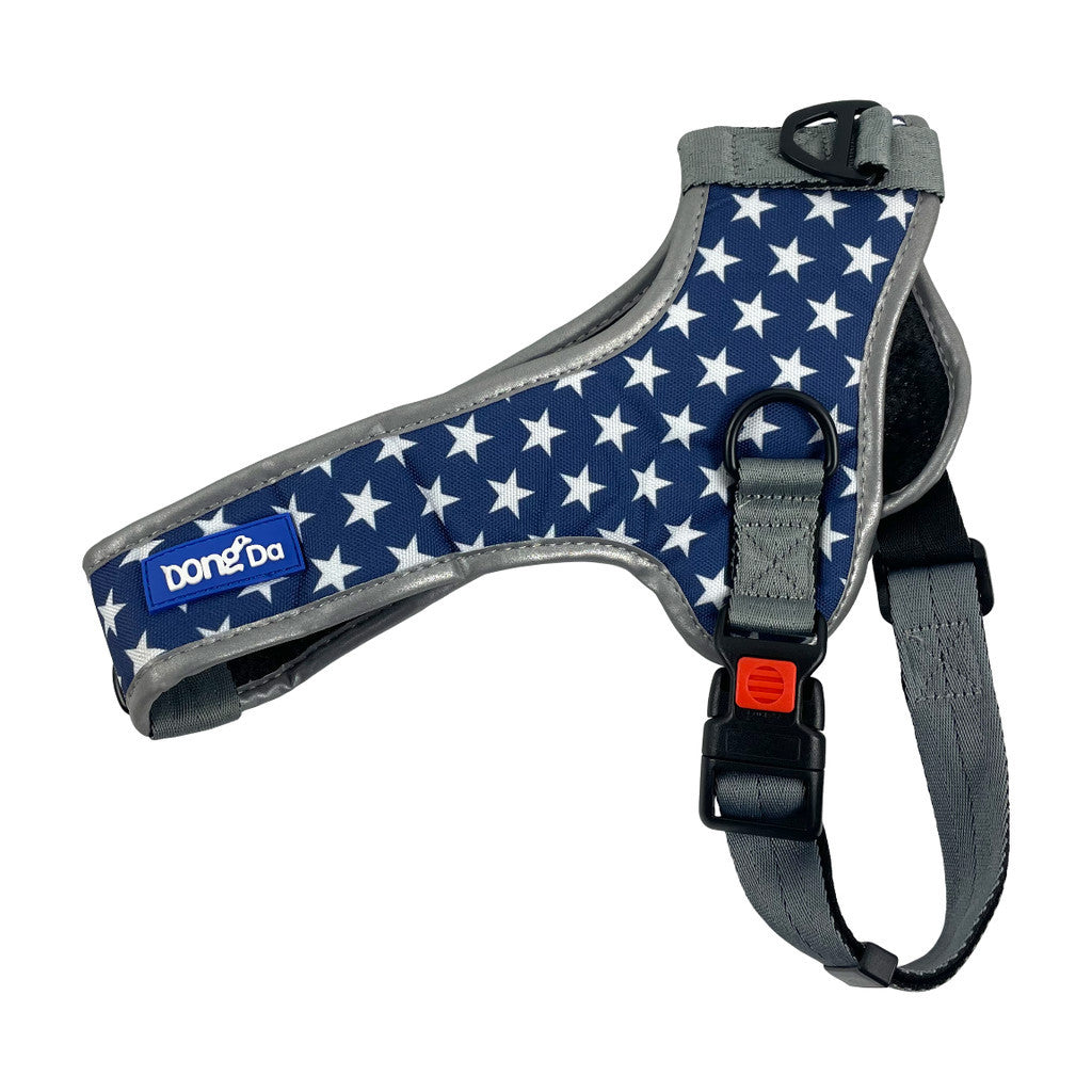 FUREVER365 Night Reflective Pet Harness No-Pull Mesh Dog Vest U-Shape Adjustable Chest Strap Leash