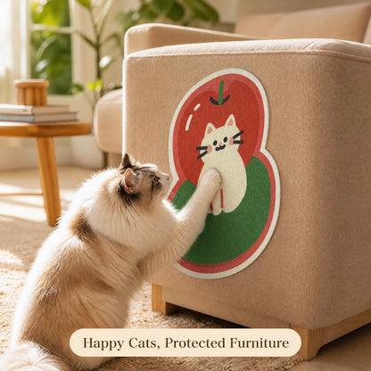 FUREVER365 Cat Scratching Mat Sofa Protector Wall Sticker Wear-Resistant Cat Scratch Pad 50x80cm