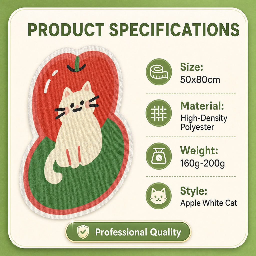 FUREVER365 Cat Scratching Mat Sofa Protector Wall Sticker Wear-Resistant Cat Scratch Pad 50x80cm