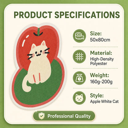 FUREVER365 Cat Scratching Mat Sofa Protector Wall Sticker Wear-Resistant Cat Scratch Pad 50x80cm
