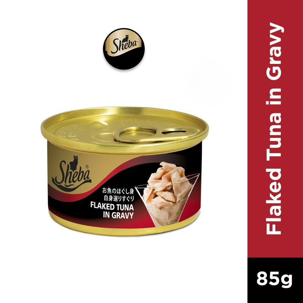 Sheba Wet Cat Food Canned For Adult Cat - All Flavors 85g per can