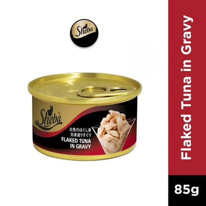 Sheba Wet Cat Food Canned For Adult Cat - All Flavors 85g per can