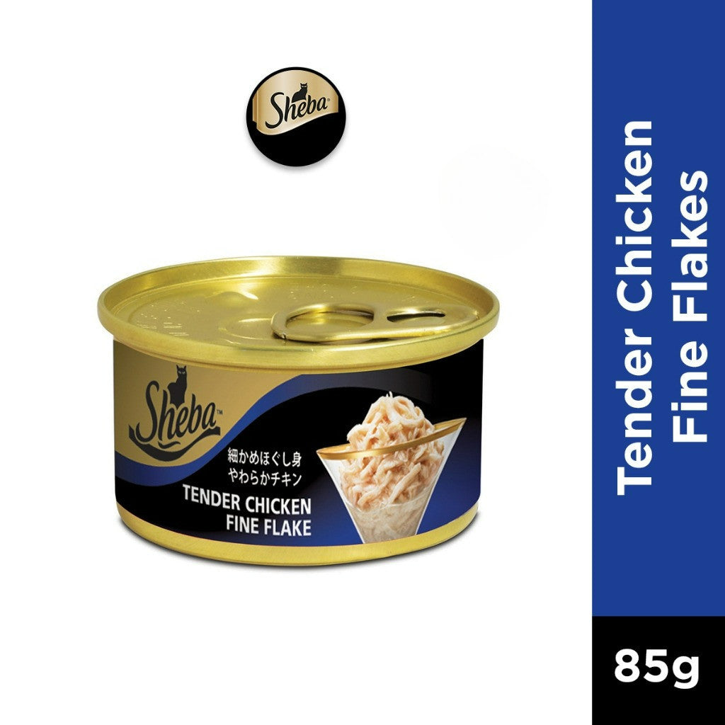 Sheba Wet Cat Food Canned For Adult Cat - All Flavors 85g per can