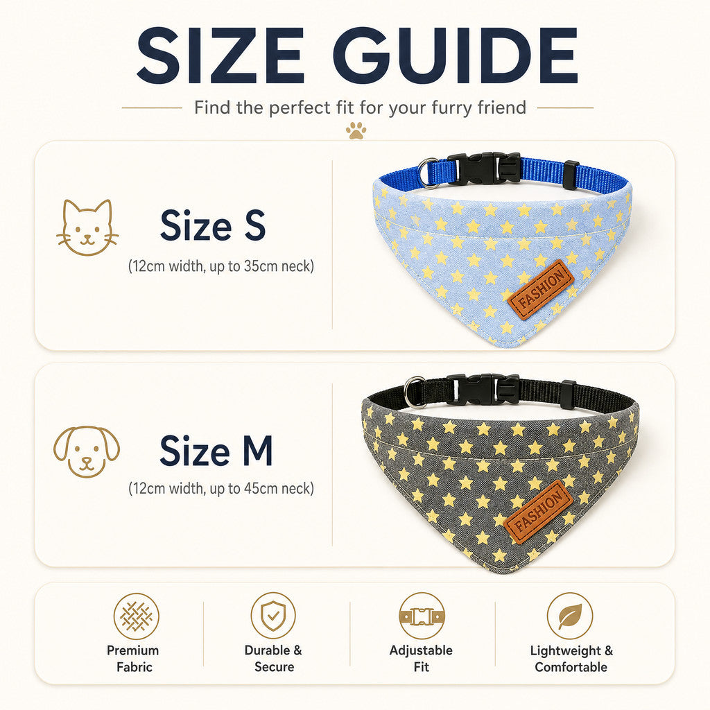 FUREVER365 Pet Bandana Collar Leash Set Dog Scarf Traction Rope Outdoor Walking Adjustable Accessories