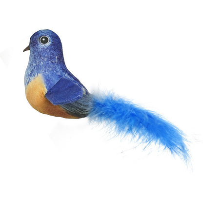 FUREVER365 Catnip Toy with Silvervine Crinkle Paper Cat Plush Toy Feather Bird Duck Interactive Toy