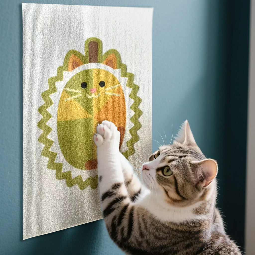 FUREVER365 Cat Scratching Mat Sofa Protector Wall Sticker Wear-Resistant Cat Scratch Pad 50x80cm