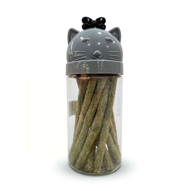 FUREVER365 Bottled Catnip Silvervine Stick Cat Toy Gall Fruit Molar Chew Stick Natural Cat Snack