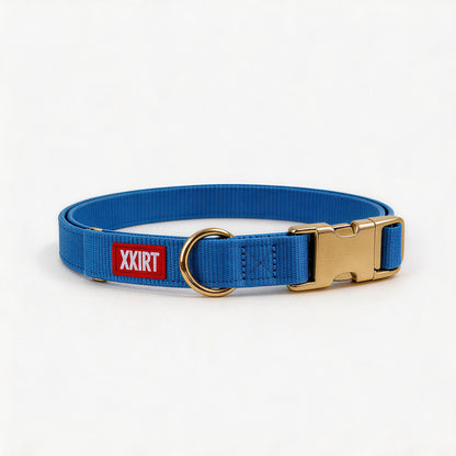 FUREVER365 Macaron Pet Dog Collar Adjustable Puppy Collar with Gold Buckle for Small Medium Large Dog