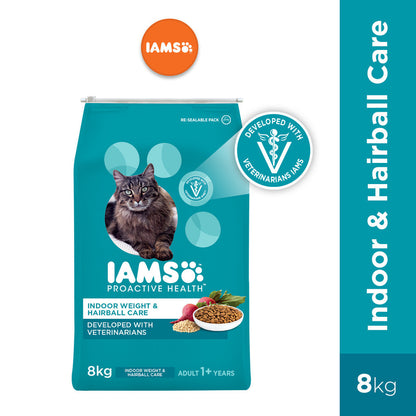 IAMS Dry Cat Food For Adult Cat - Mother&Kitten / Tuna&Salmon / Chicken / Indoor&Hairball Care / Chicken&Salmon 8kg