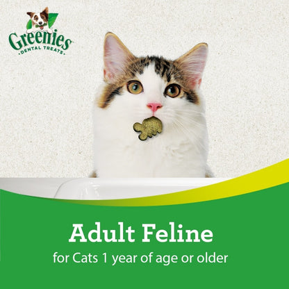 GREENIES Feline Dental Cat Treats for Adult Cats – All Flavor 60g