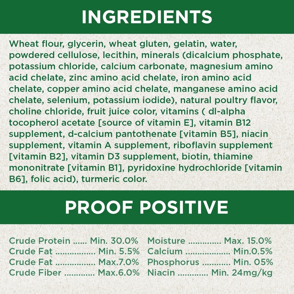 GREENIES Dental Dog Treats for Adult Dogs - Original Flavor 170g