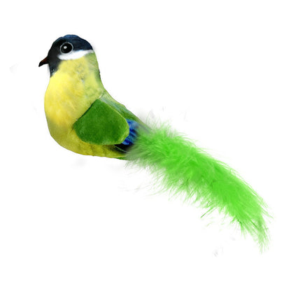 FUREVER365 Catnip Toy with Silvervine Crinkle Paper Cat Plush Toy Feather Bird Duck Interactive Toy