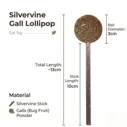 FUREVER365 Rotatable Catnip Ball Cat Toy Natural Silvervine Gall Fruit Molar Chew Toy Teeth Cleaning