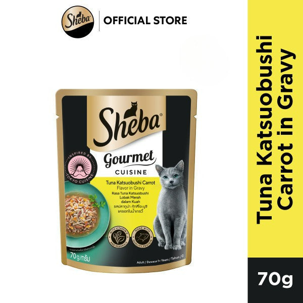 SHEBA Wet Cat Food for Adult and Kitten - All Flavors - 70g per Pack