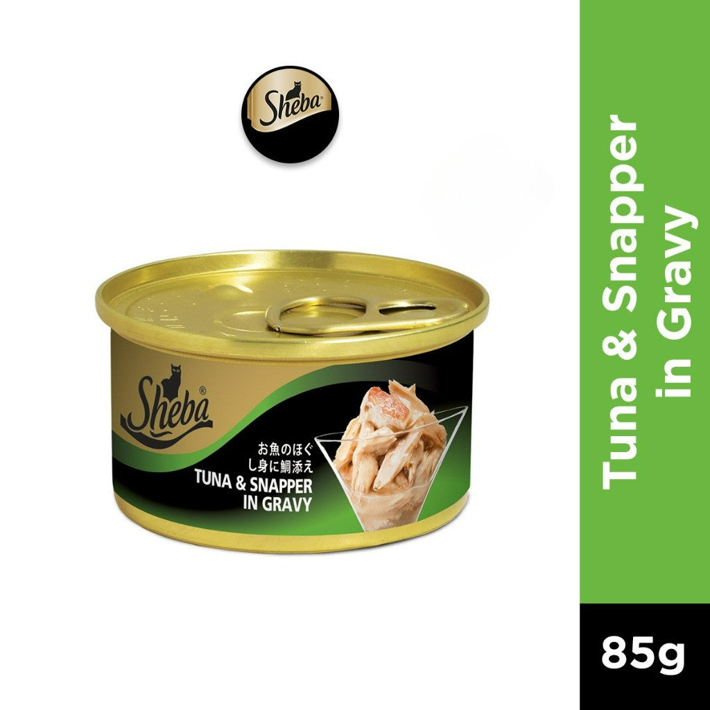 Sheba Wet Cat Food Canned For Adult Cat - All Flavors 85g per can