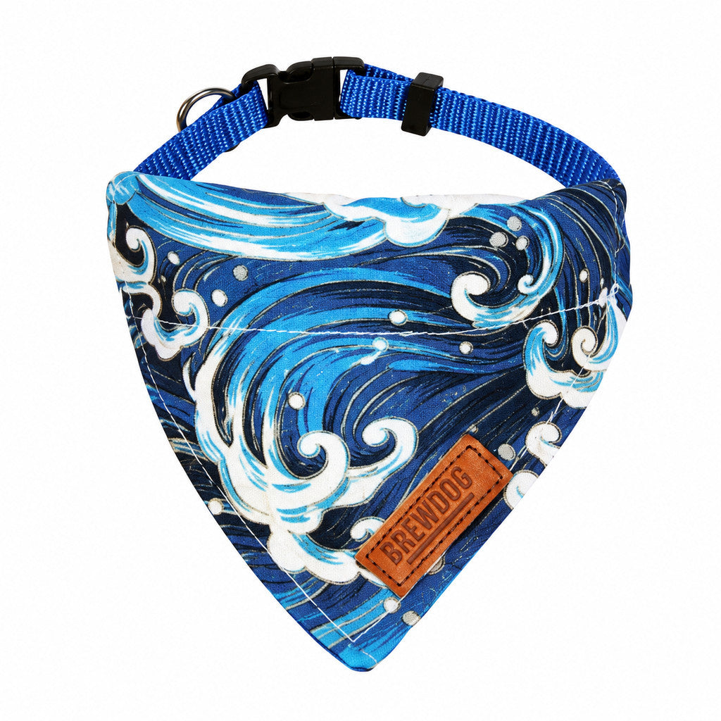 FUREVER365 Pet Bandana Collar Leash Set Dog Scarf Traction Rope Outdoor Walking Adjustable Accessories