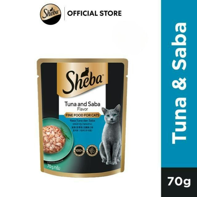 SHEBA Wet Cat Food for Adult and Kitten - All Flavors - 70g per Pack