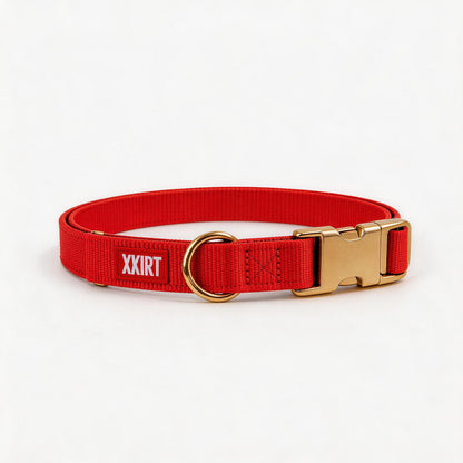 FUREVER365 Macaron Pet Dog Collar Adjustable Puppy Collar with Gold Buckle for Small Medium Large Dog