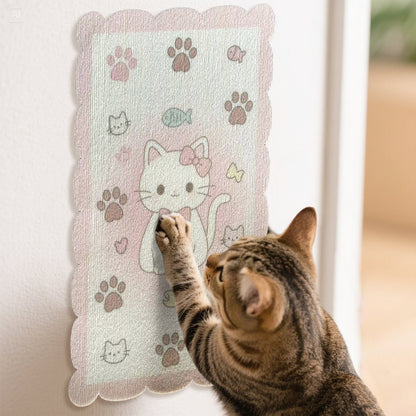 FUREVER365 Cat Scratching Mat Sofa Protector Wall Sticker Wear-Resistant Cat Scratch Pad 50x80cm
