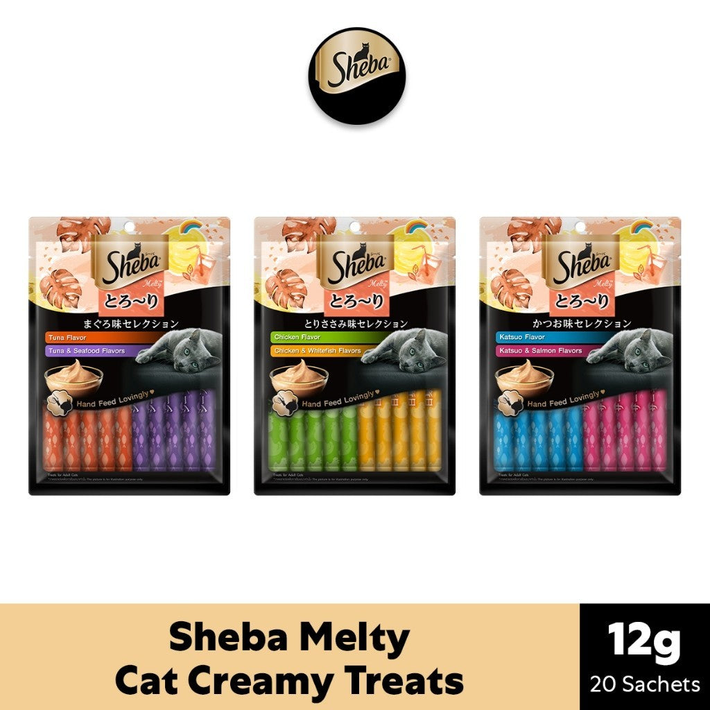 Sheba Melty Cat Treats Adult Cat - Choose Flavor 240g