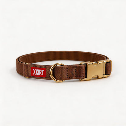 FUREVER365 Macaron Pet Dog Collar Adjustable Puppy Collar with Gold Buckle for Small Medium Large Dog