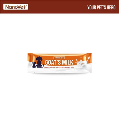 Nanovet® Pet Goat's Milk with Probiotic and Prebiotic Sachet for Cat and Dog (3gm)