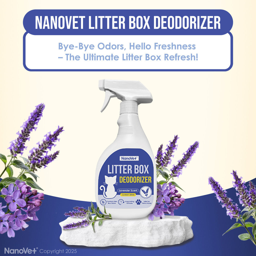 Nanovet® Litter Box Deodorizer Spray (500ml)