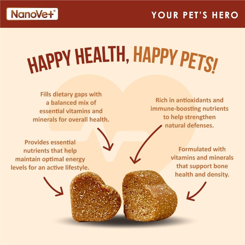 Nanovet Chewable Series for Cat and Dog