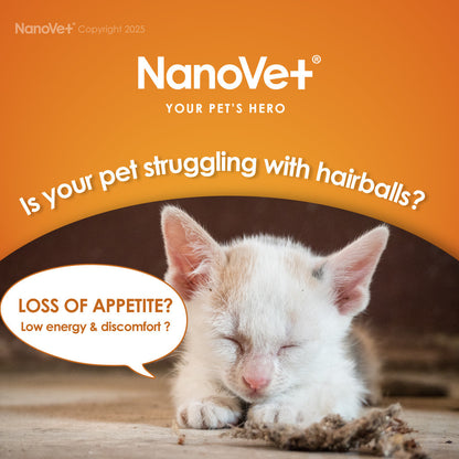 Nanovet® Pet Hairball Remedy Gel for Cat (125gm)