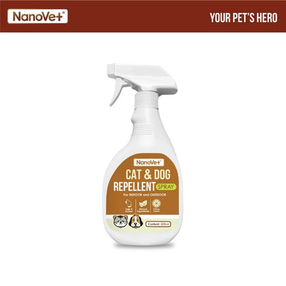 Nanovet® Cat and Dog Repellent Spray (500ml)
