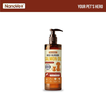 Nanovet® Wild Alaskan Salmon Oil For Cat and Dog