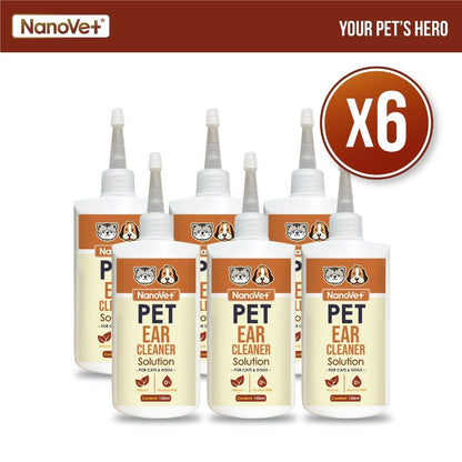 Nanovet® Pet Ear Cleaner Solution for Cat and Dog (150ml)