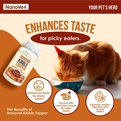 Nanovet® Kibble Topper Appetite Booster For Cat And Dog (70g)