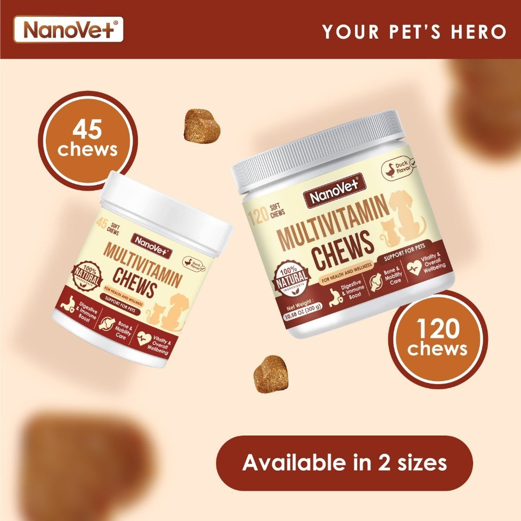 Nanovet Chewable Series for Cat and Dog