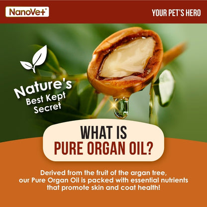 Nanovet® Pet Pure Argan Oil for Cat and Dog (50ml)