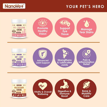 Nanovet Chewable Series for Cat and Dog