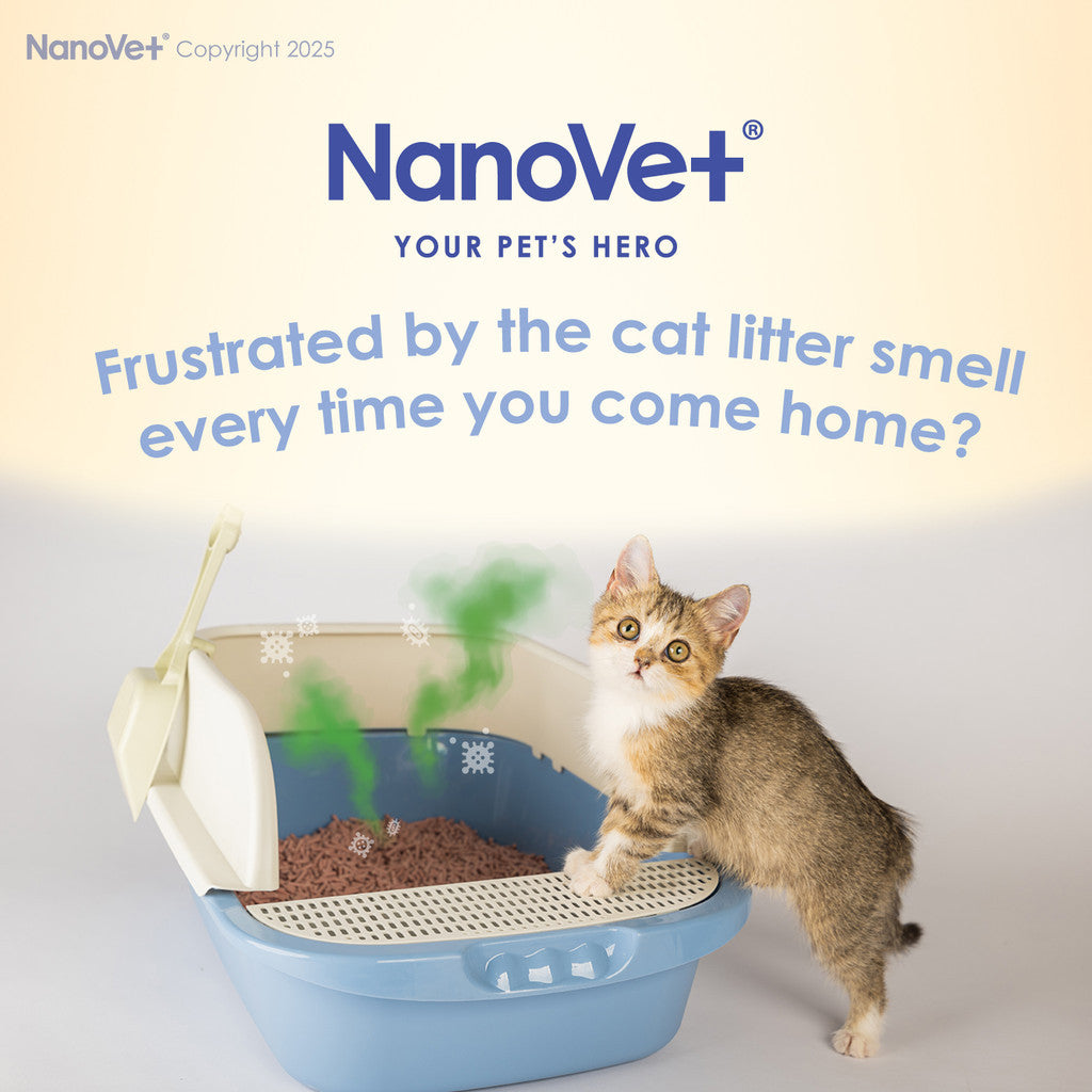 Nanovet® Litter Box Deodorizer Spray (500ml)