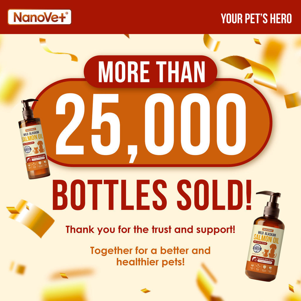 Nanovet® Wild Alaskan Salmon Oil For Cat and Dog