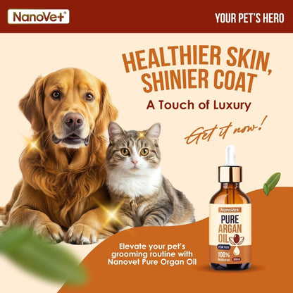 Nanovet® Pet Pure Argan Oil for Cat and Dog (50ml)