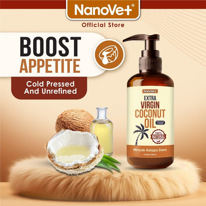 Nanovet® Pet Extra Virgin Coconut Oil For Cat and Dog