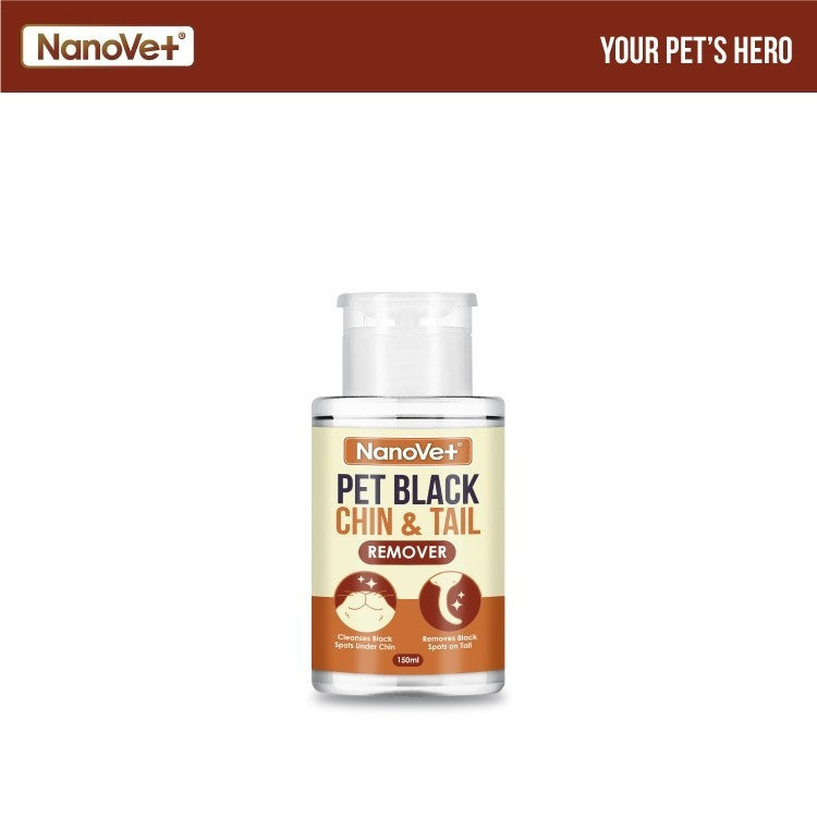 Nanovet® Pet Black Chin and Tail Remover (150ml)